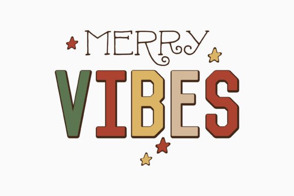 Retro Christmas Quote SVG Merry Vibes Review